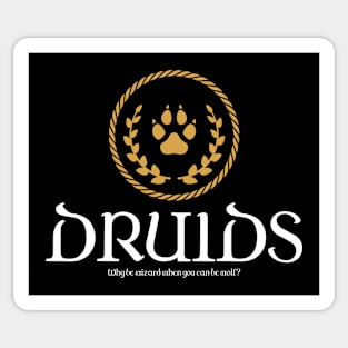 Druids Wolf Emblem Tabletop RPG Gaming Sticker